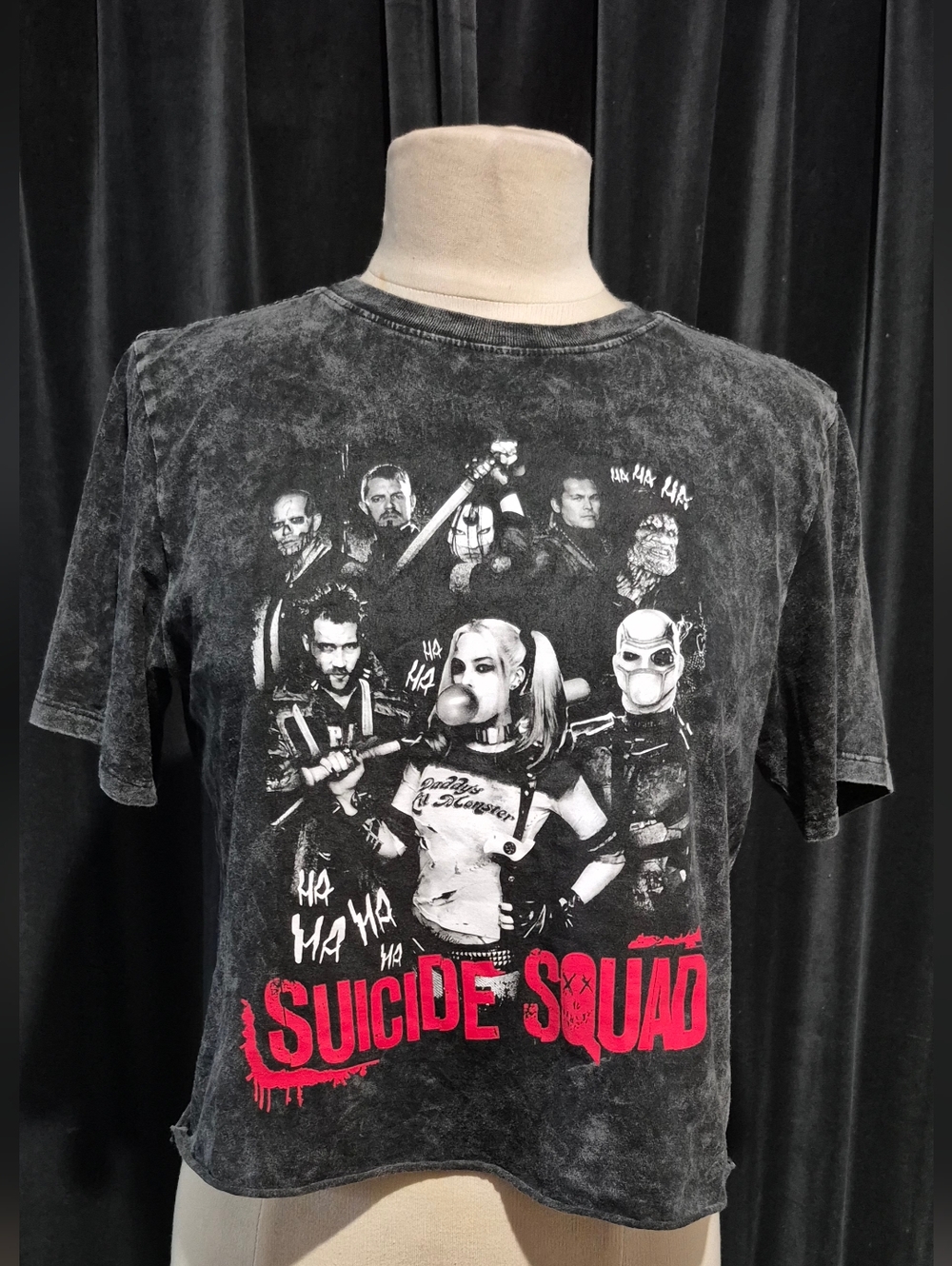 Suicide Squad Graphic Crop Top - Black